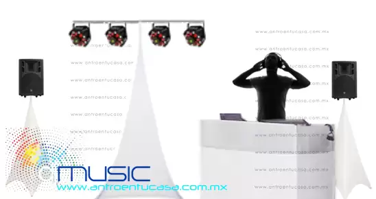 fiesta luz y sonido luces led